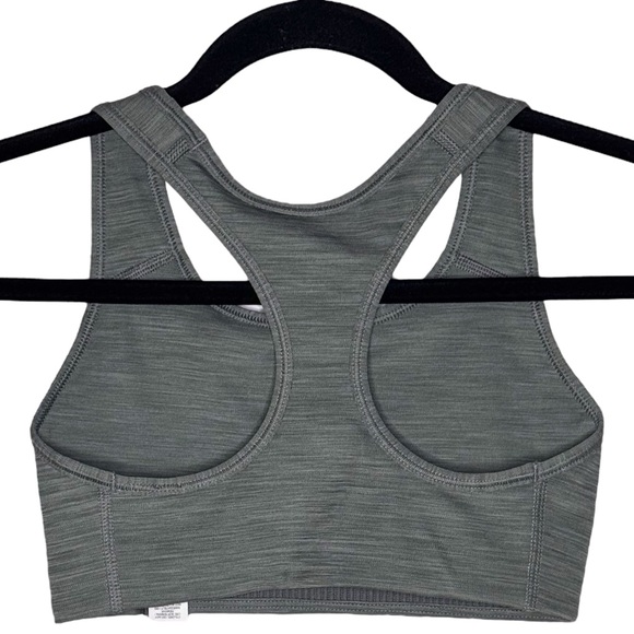 NWT Nike Swoosh Sports Bra | XS | Heathered Gray | Medium Support - Picture 2 of 5